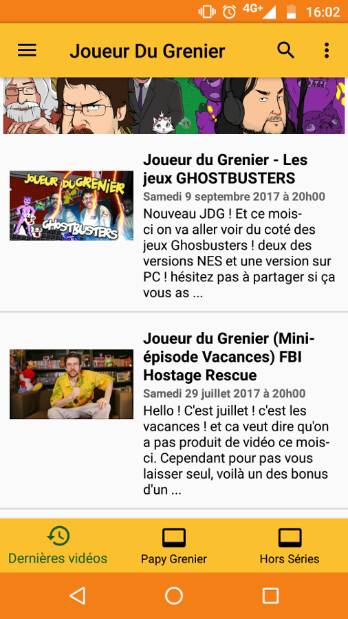Joueur du grenier
