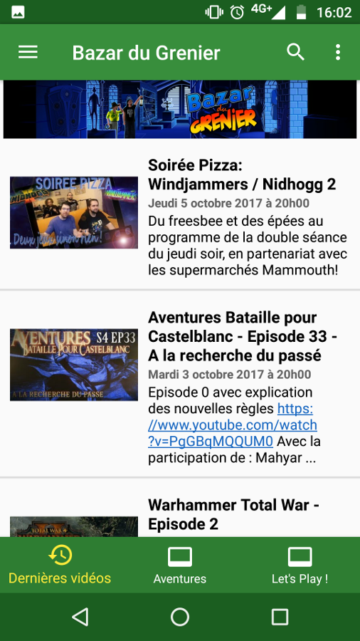 Joueur du grenier